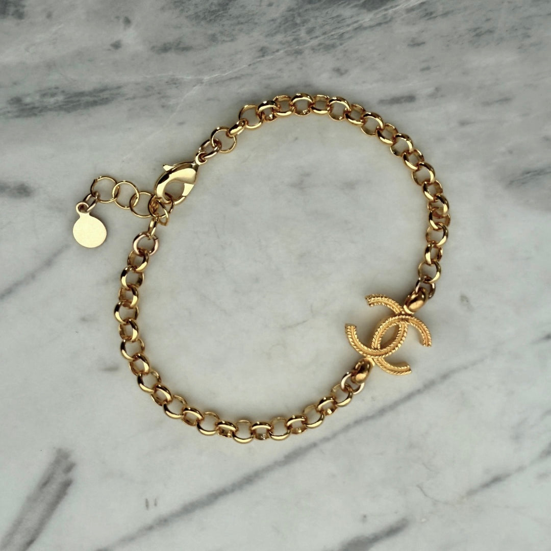 Gold Logo Bracelet