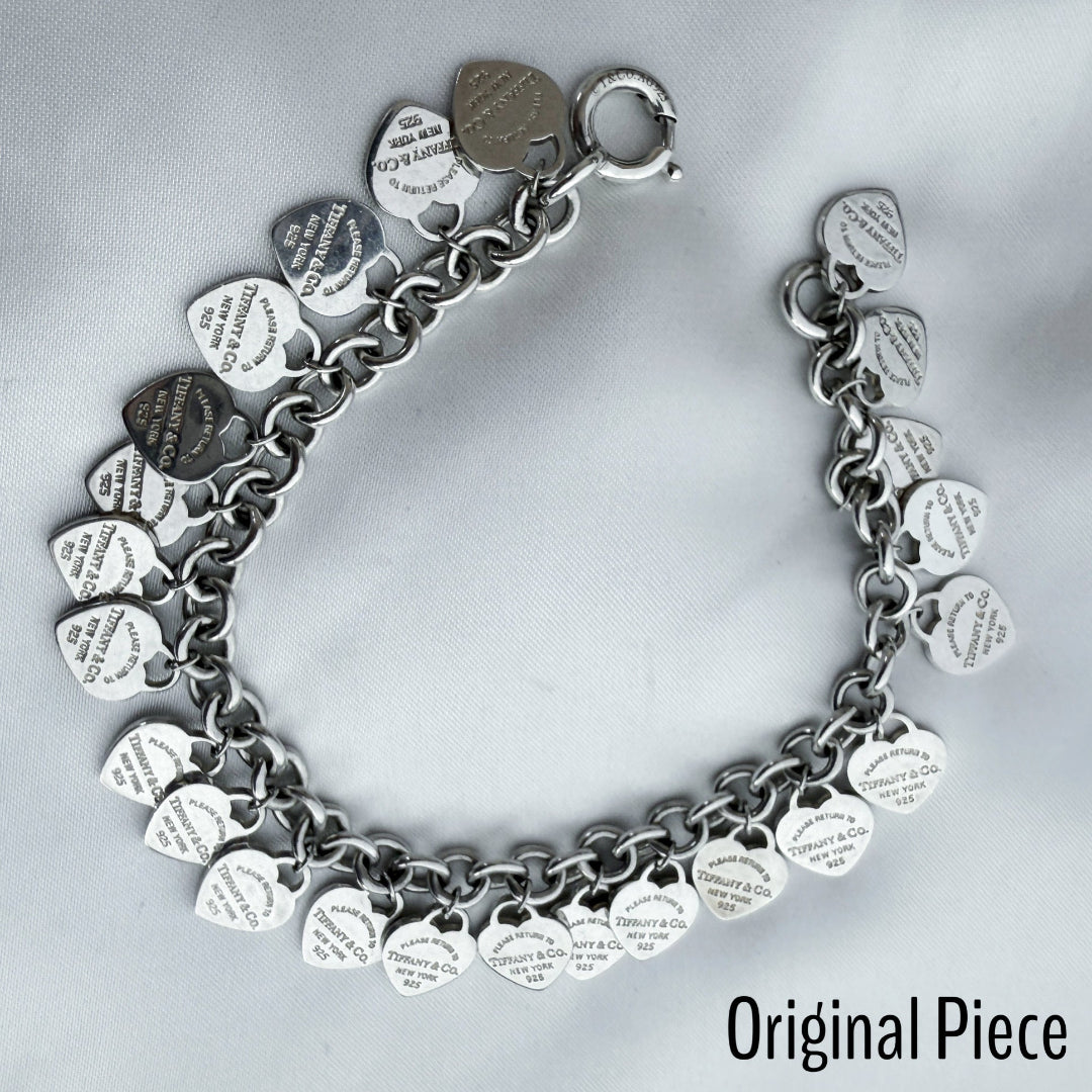 Mini Silver Heart Charm Earrings