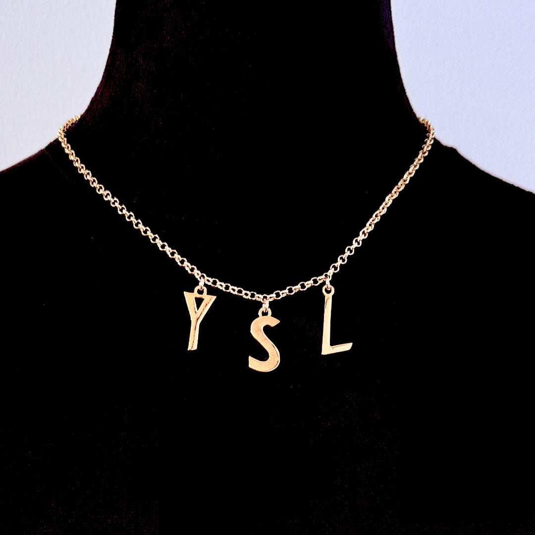 Gold Letter Necklace