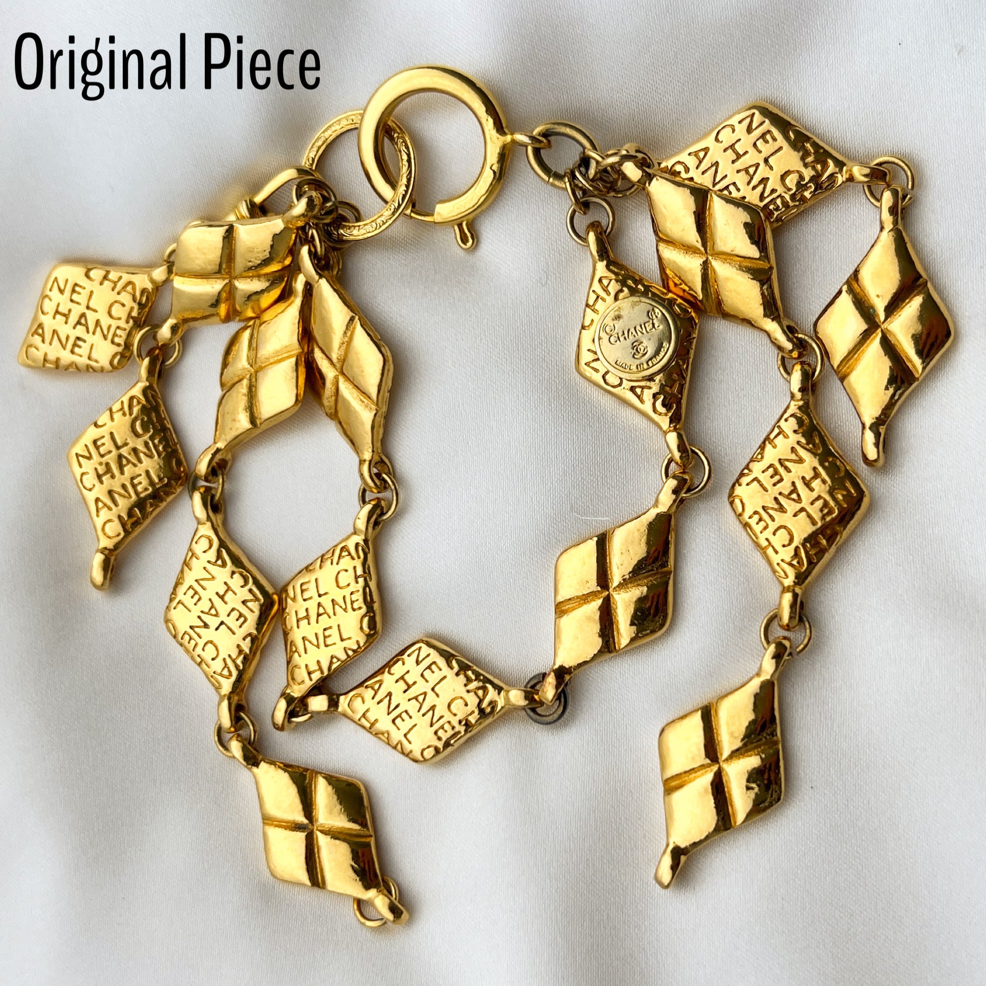 Gold Printed Cuban Bracelet