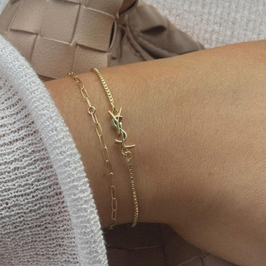 Gold Logo Bracelet