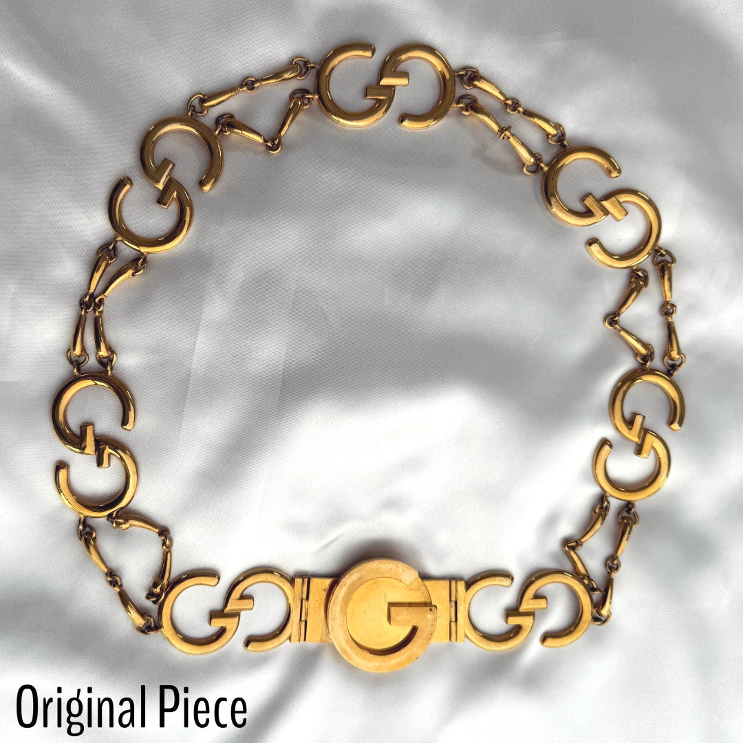 Statement Gold Logo Belt