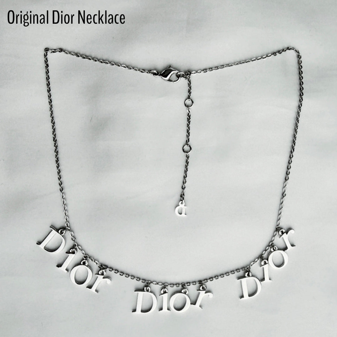 Silver Letter Necklace