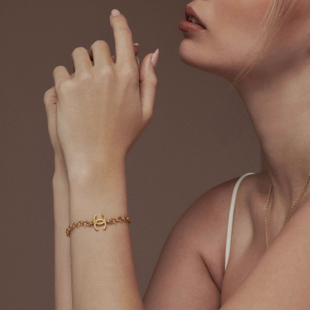 Gold Logo Bracelet