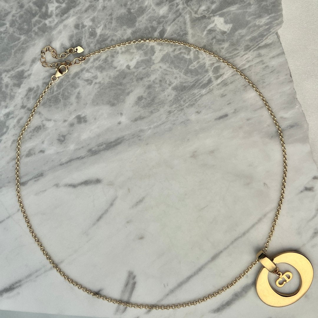 Gold Initial Necklace