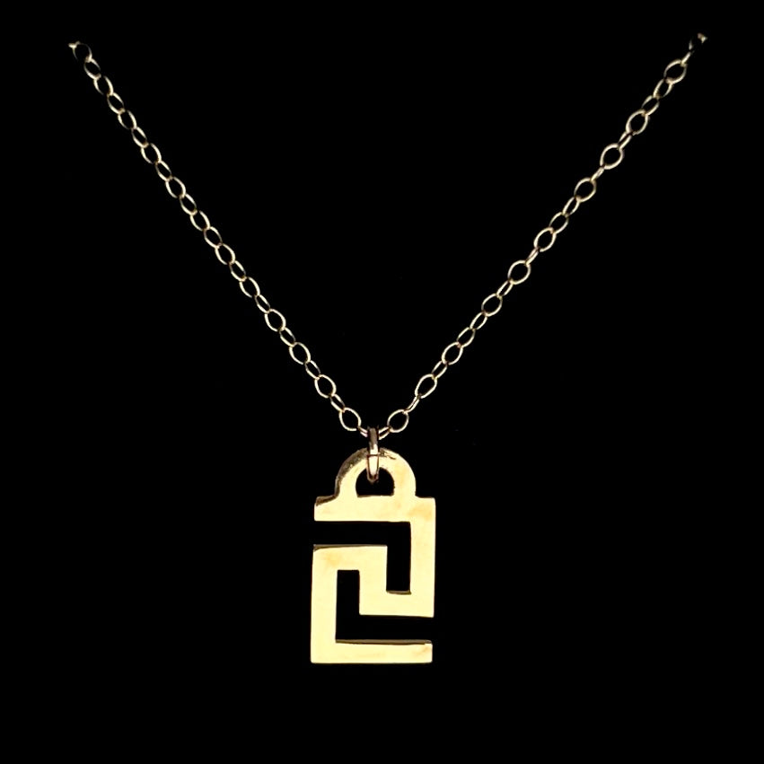 Gold Logo Necklace