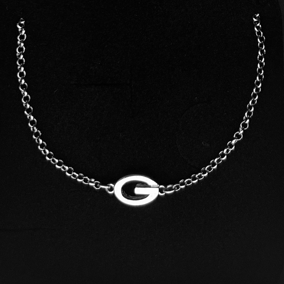 Silver Logo Choker