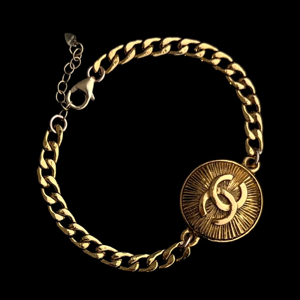 Gold Sunburst Bracelet