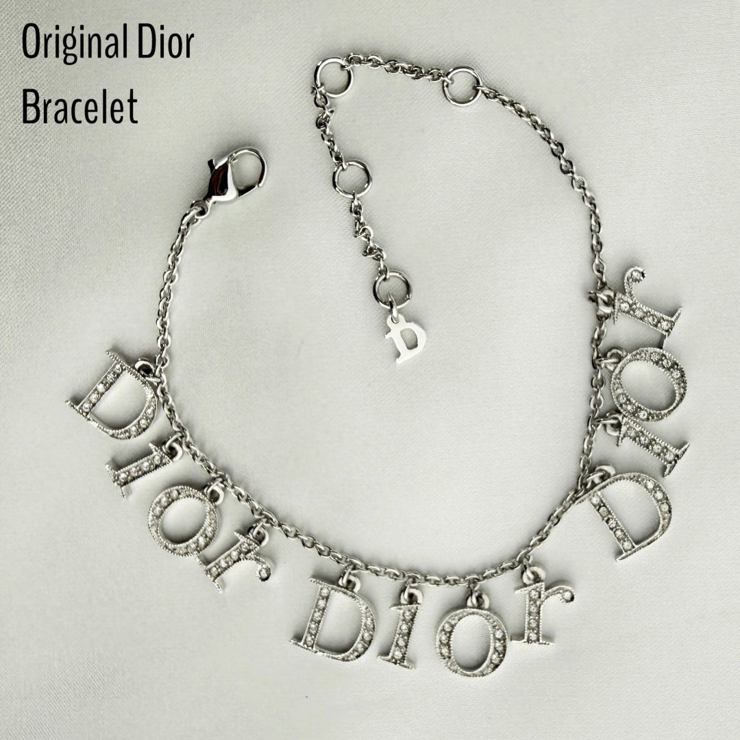 Mini Silver D Necklace