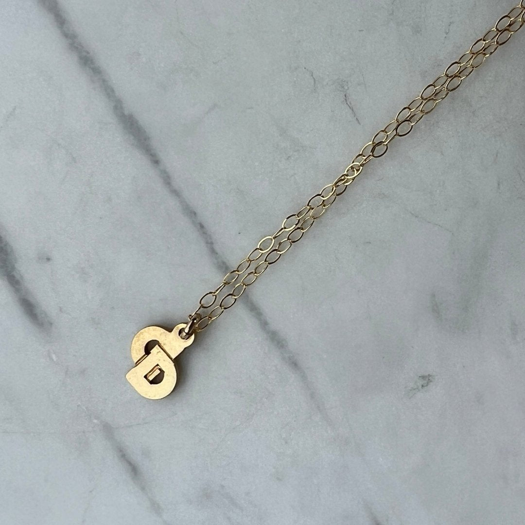 Mini Gold Logo Necklace