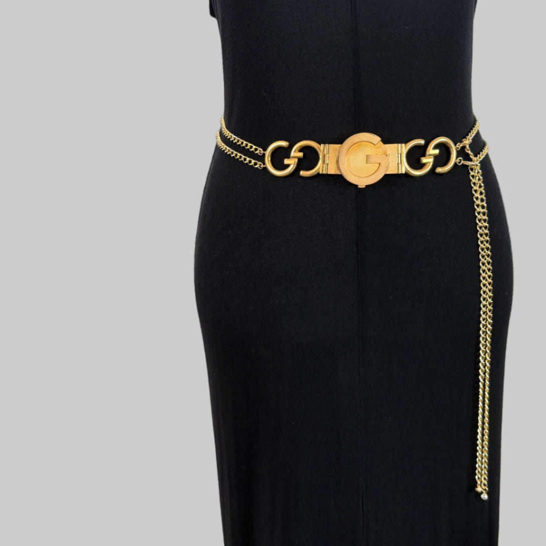 Statement Gold Logo Belt