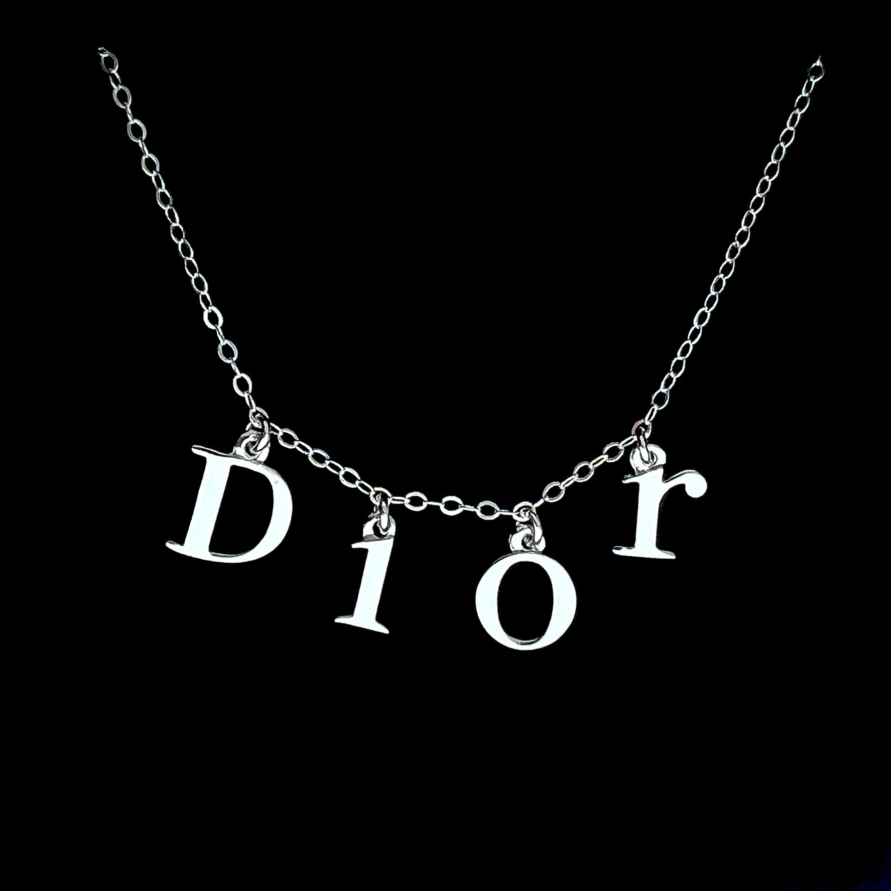 Silver Letter Necklace