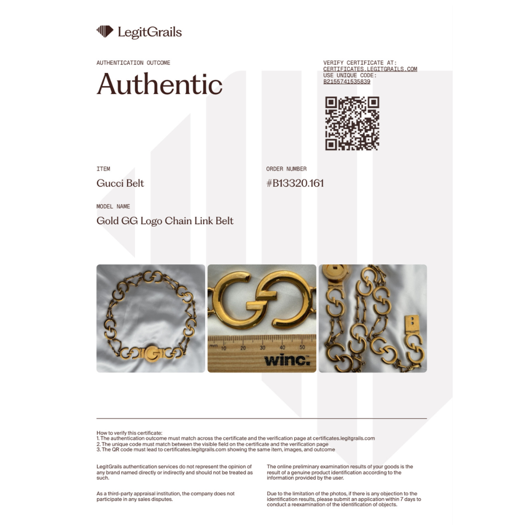 Statement Gold Logo Belt