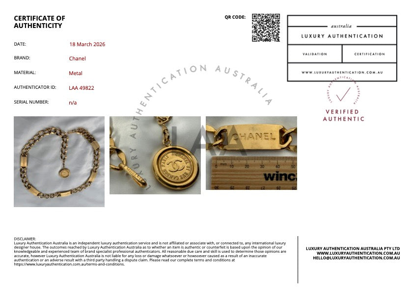 Statement Medallion Belt / Necklace