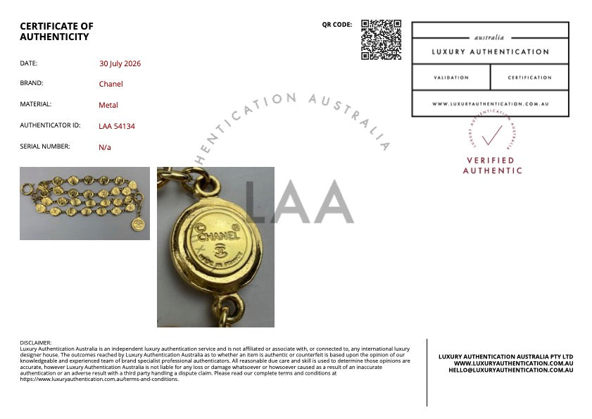 Gold Medallion Necklace with Pearl Drop