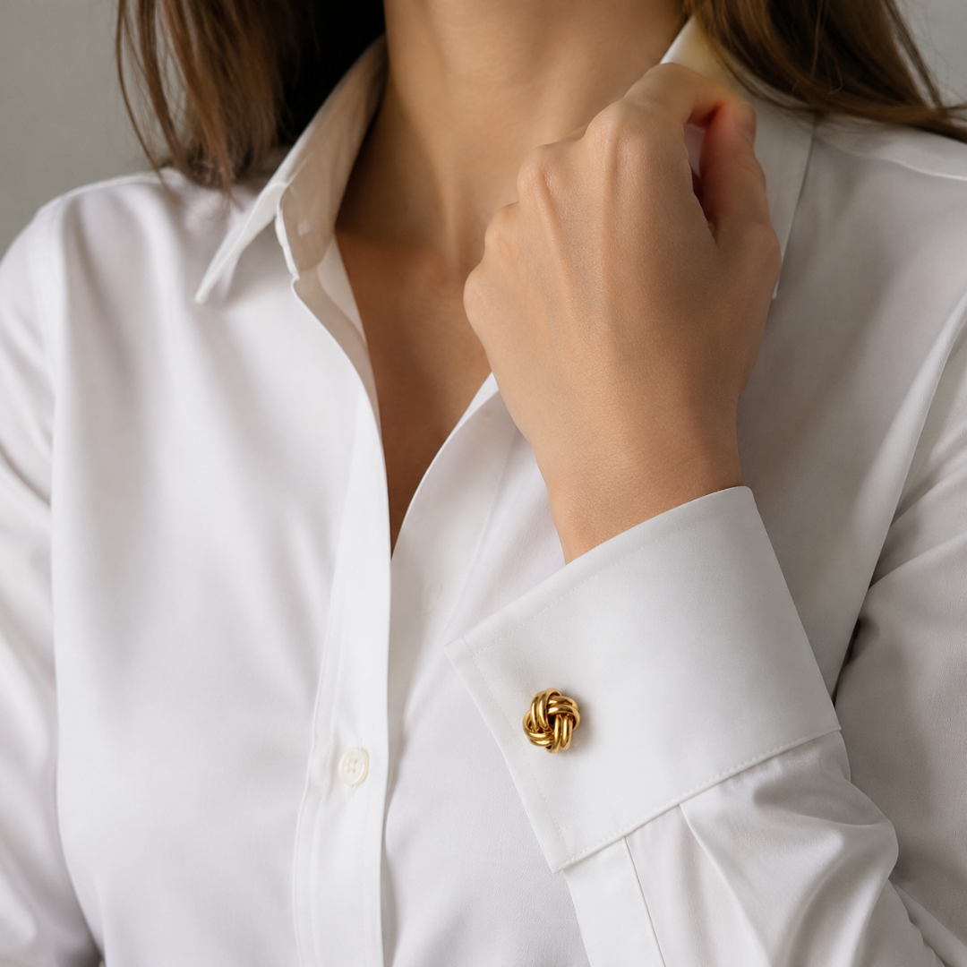 Gold Knot Cufflinks