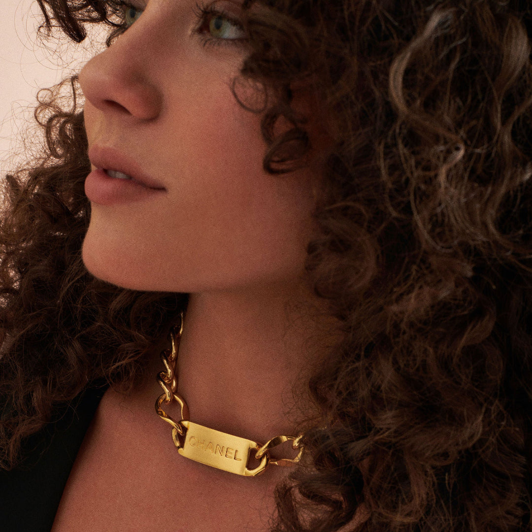 Statement Bar Logo Choker