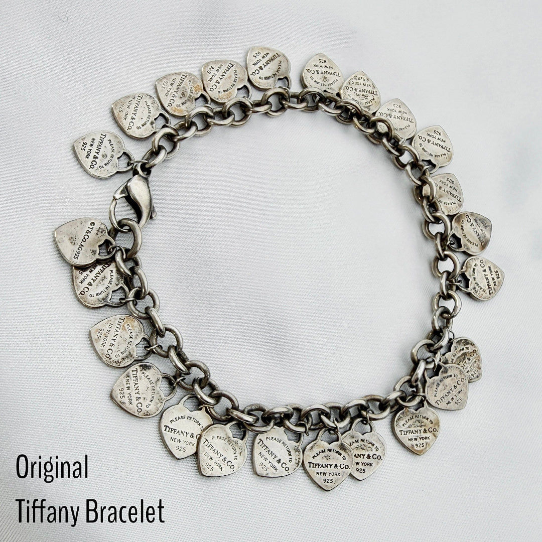Mini Silver Heart Charm Necklace