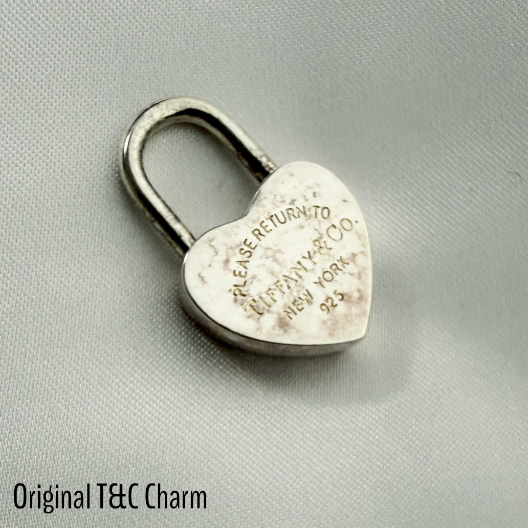 Silver Heart Lock Necklace