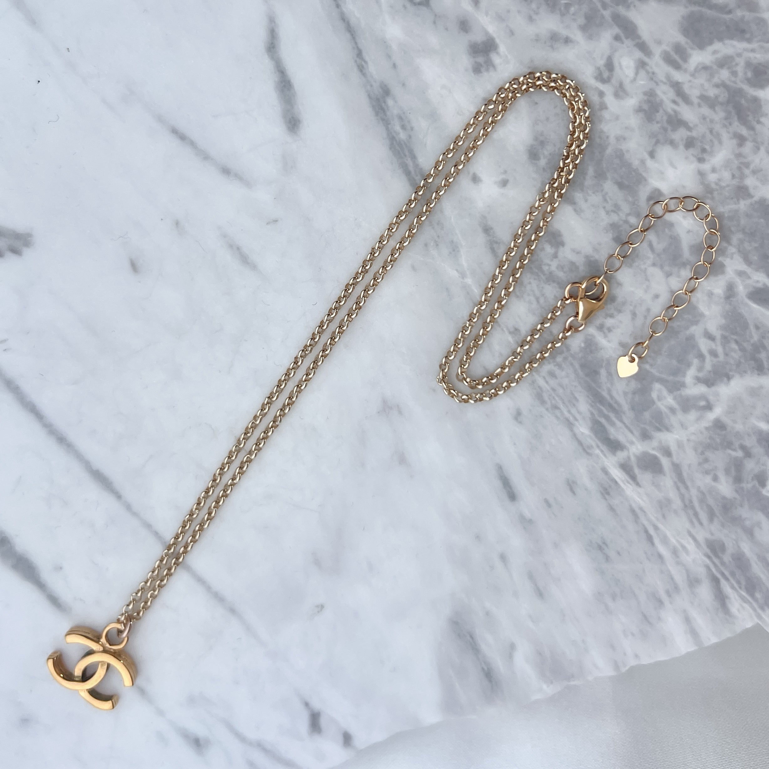 Gold Logo Necklace