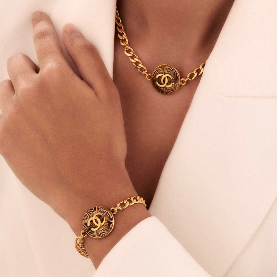 Gold Sunburst Bracelet