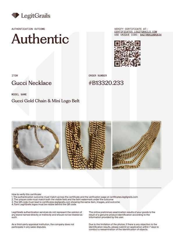 Small Gold Logo Cuban Choker