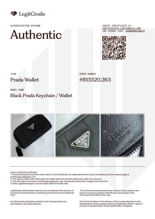 Black & Silver Triangular Logo Brooch