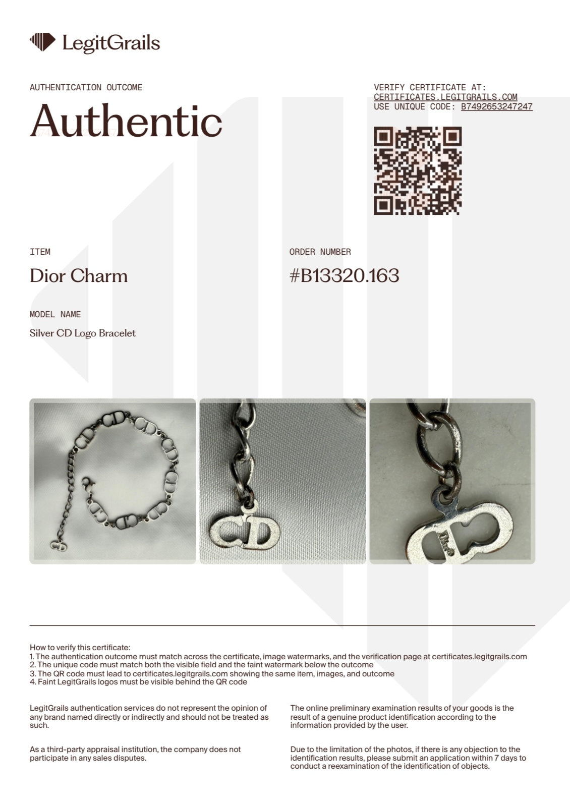 Silver Logo Cuban Bracelet