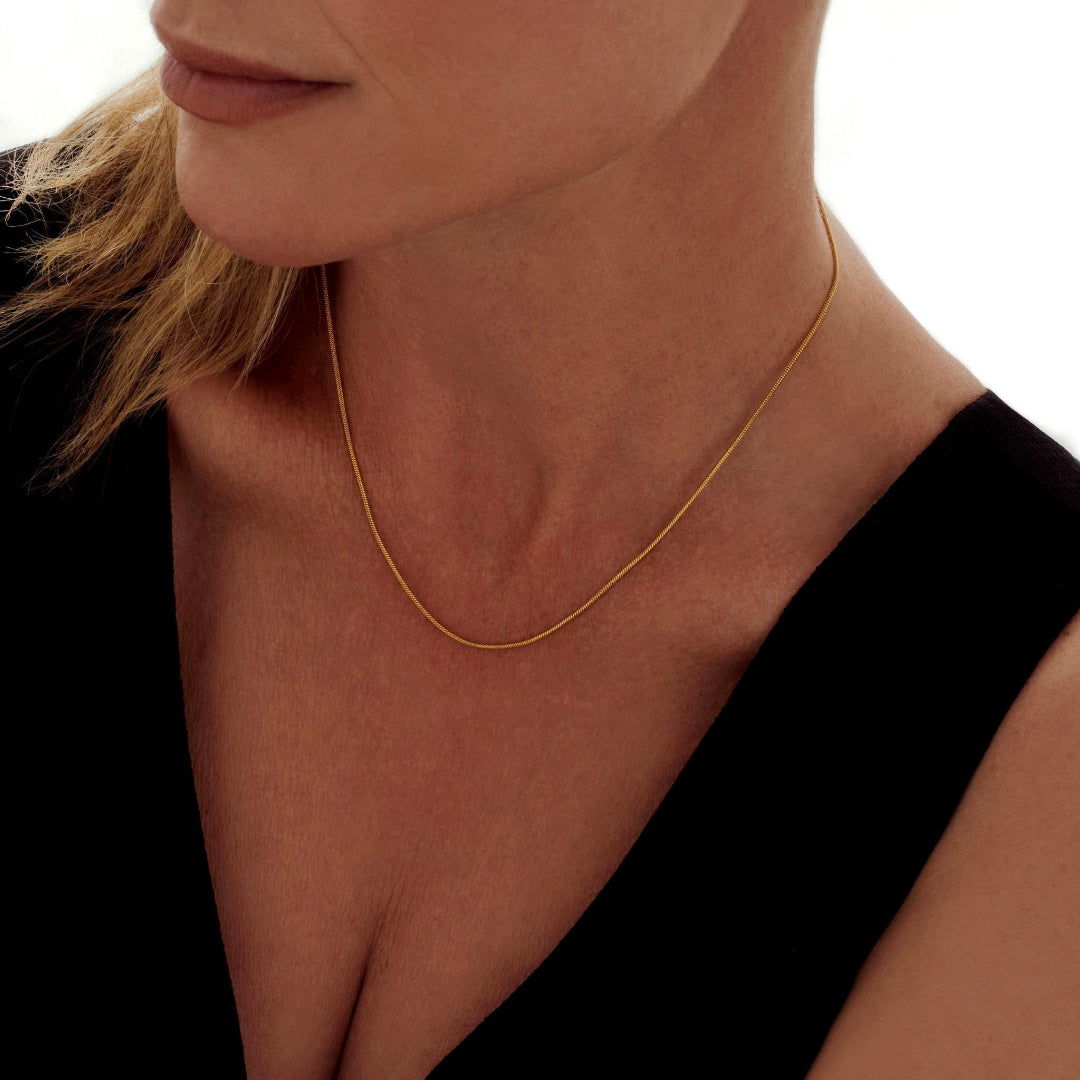 Gold Snake Necklace