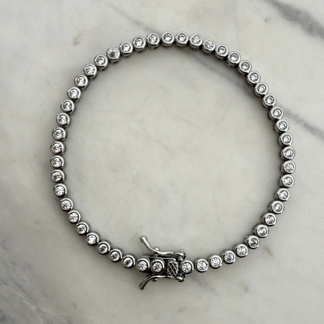 Silver Tennis Bracelet