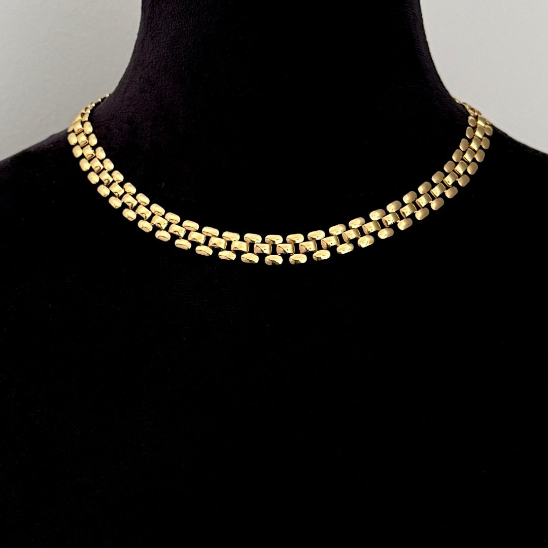 Gold Panther Necklace