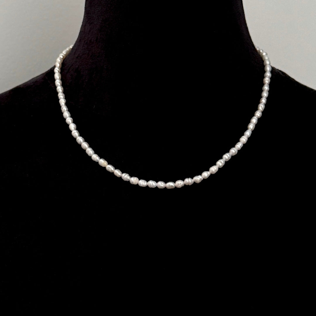 Gold Pearl Necklace