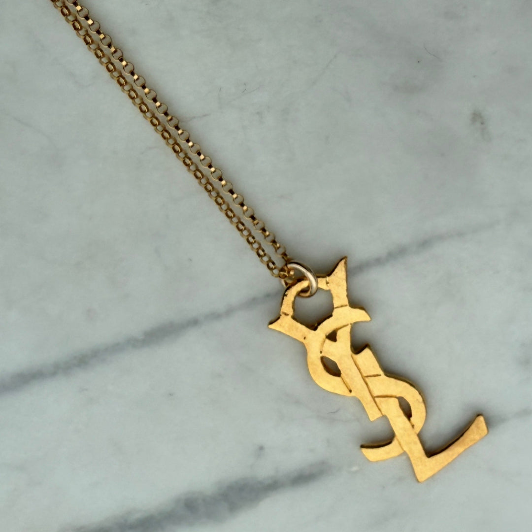 Gold Logo Necklace
