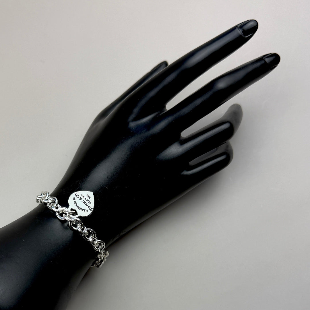 Silver Heart Bracelet