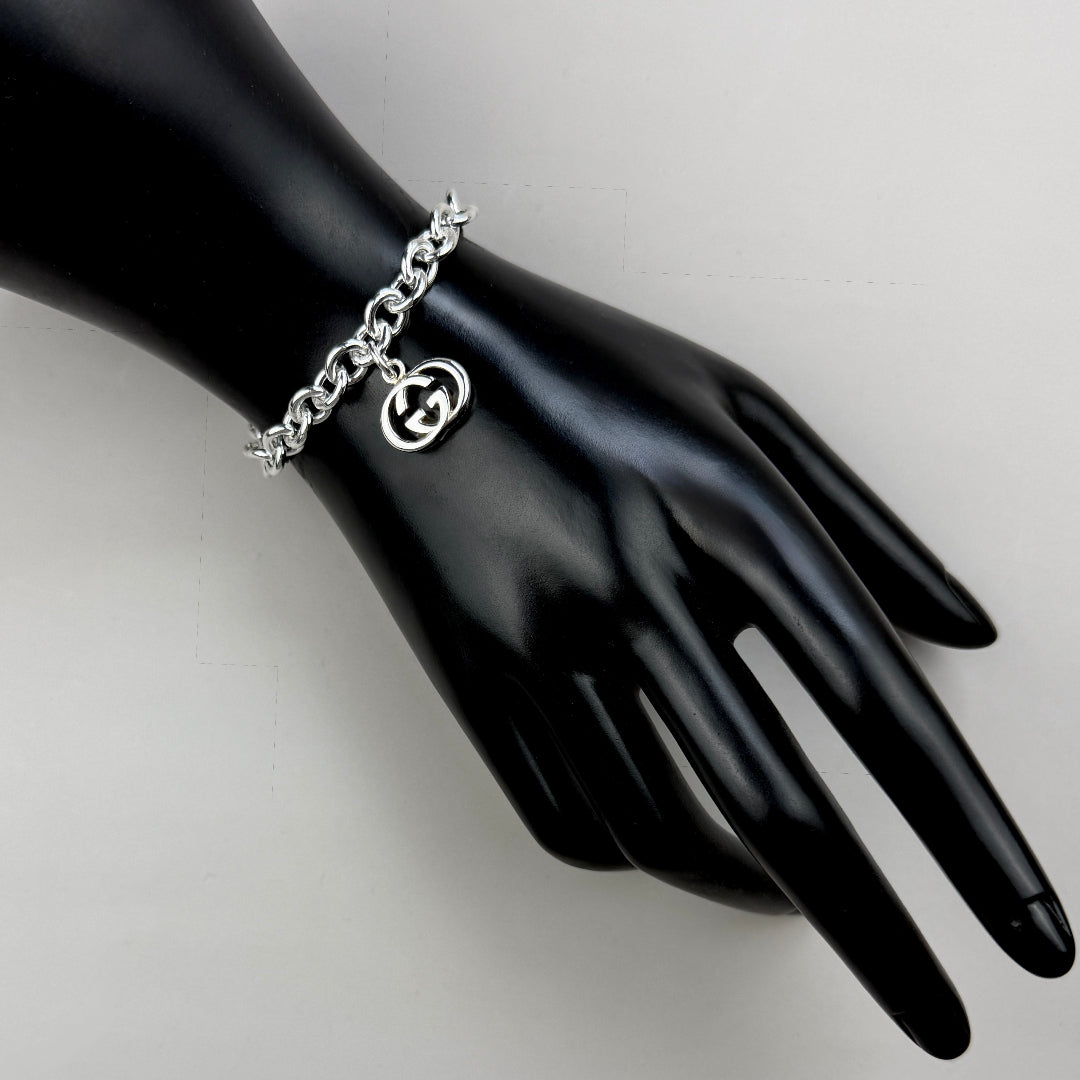 Silver Logo Bracelet
