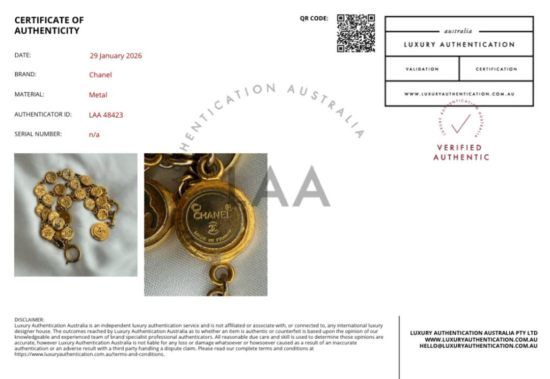 Gold Medallion Cuban Bracelet