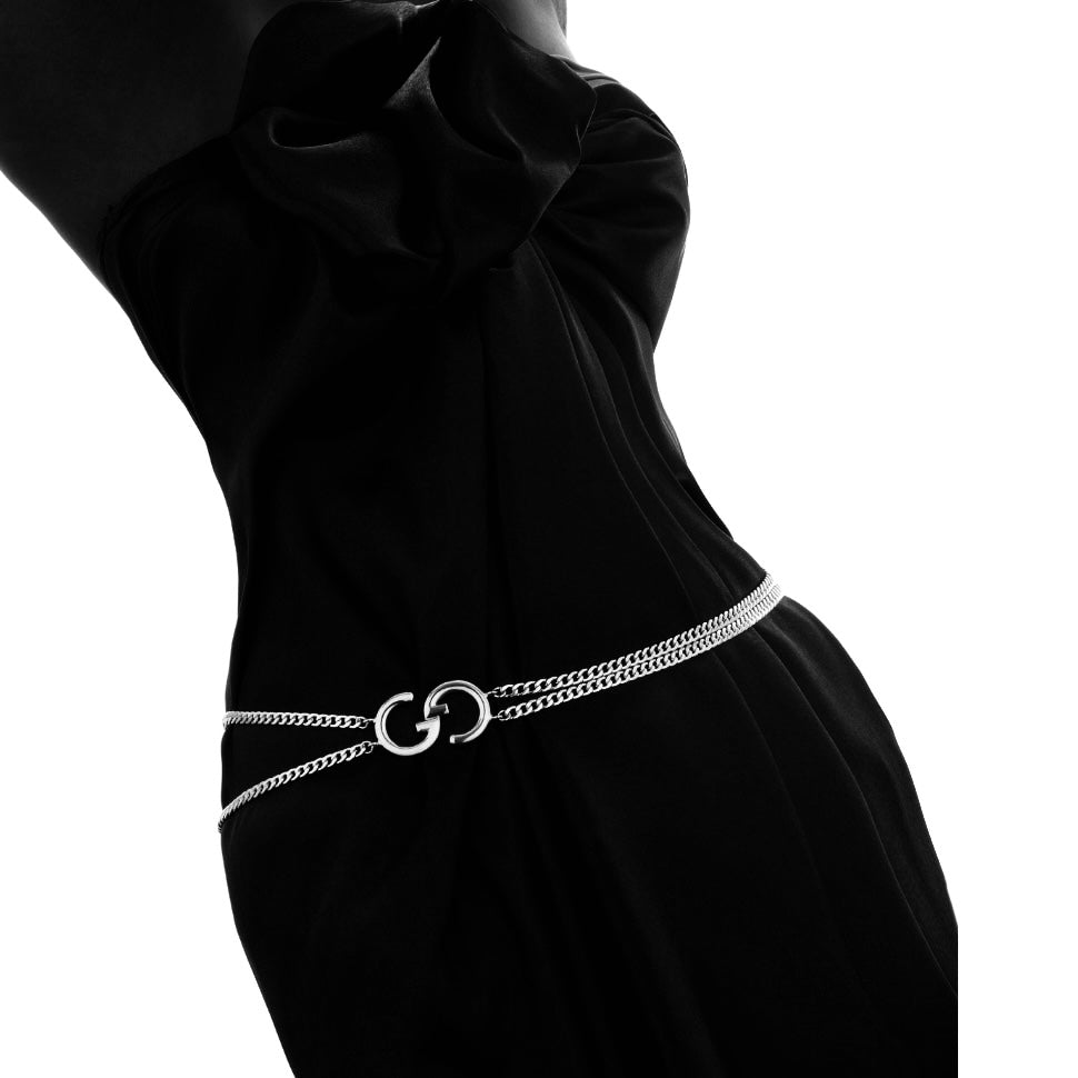 Silver Logo Belt
