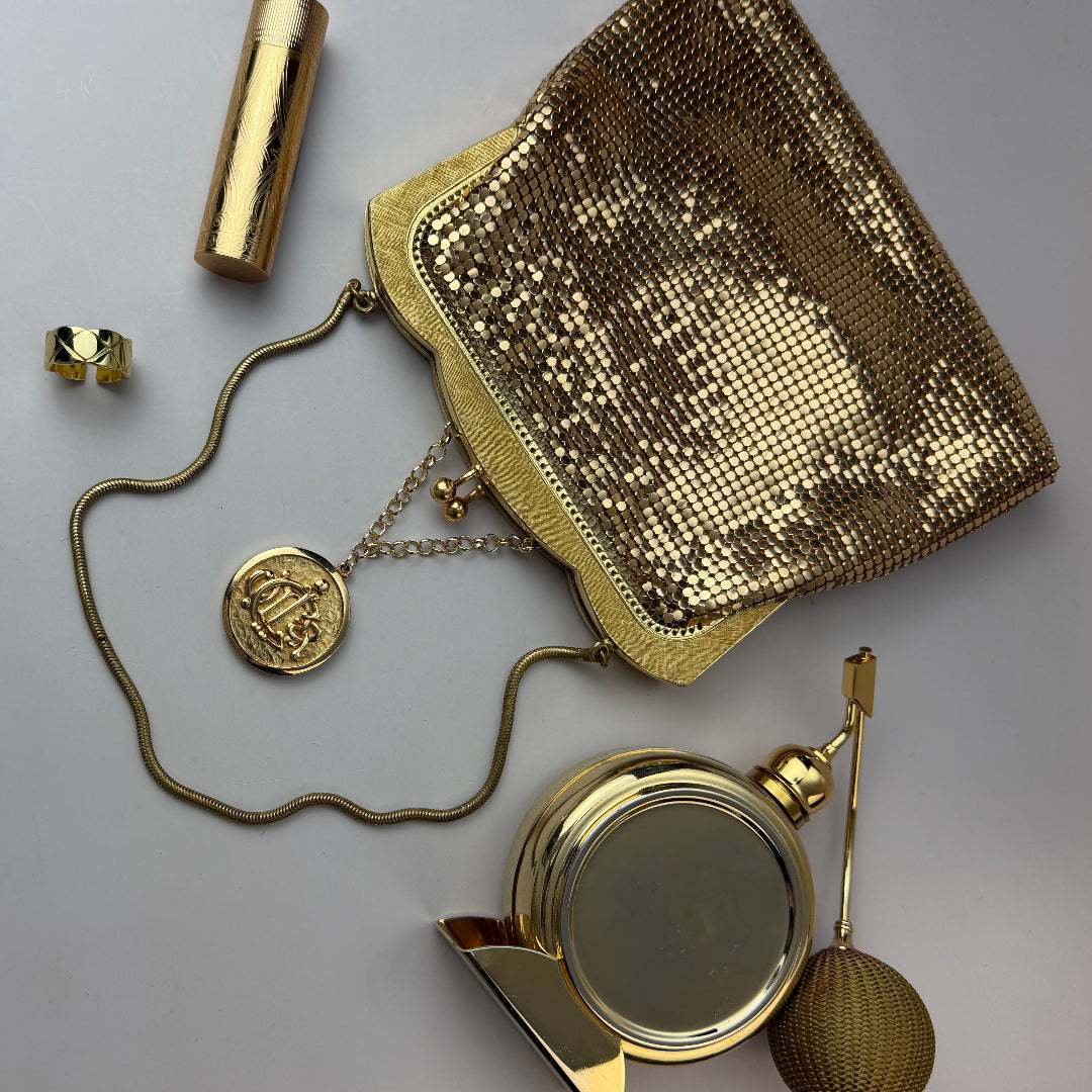 Statement Gold Round Medallion Long Necklace