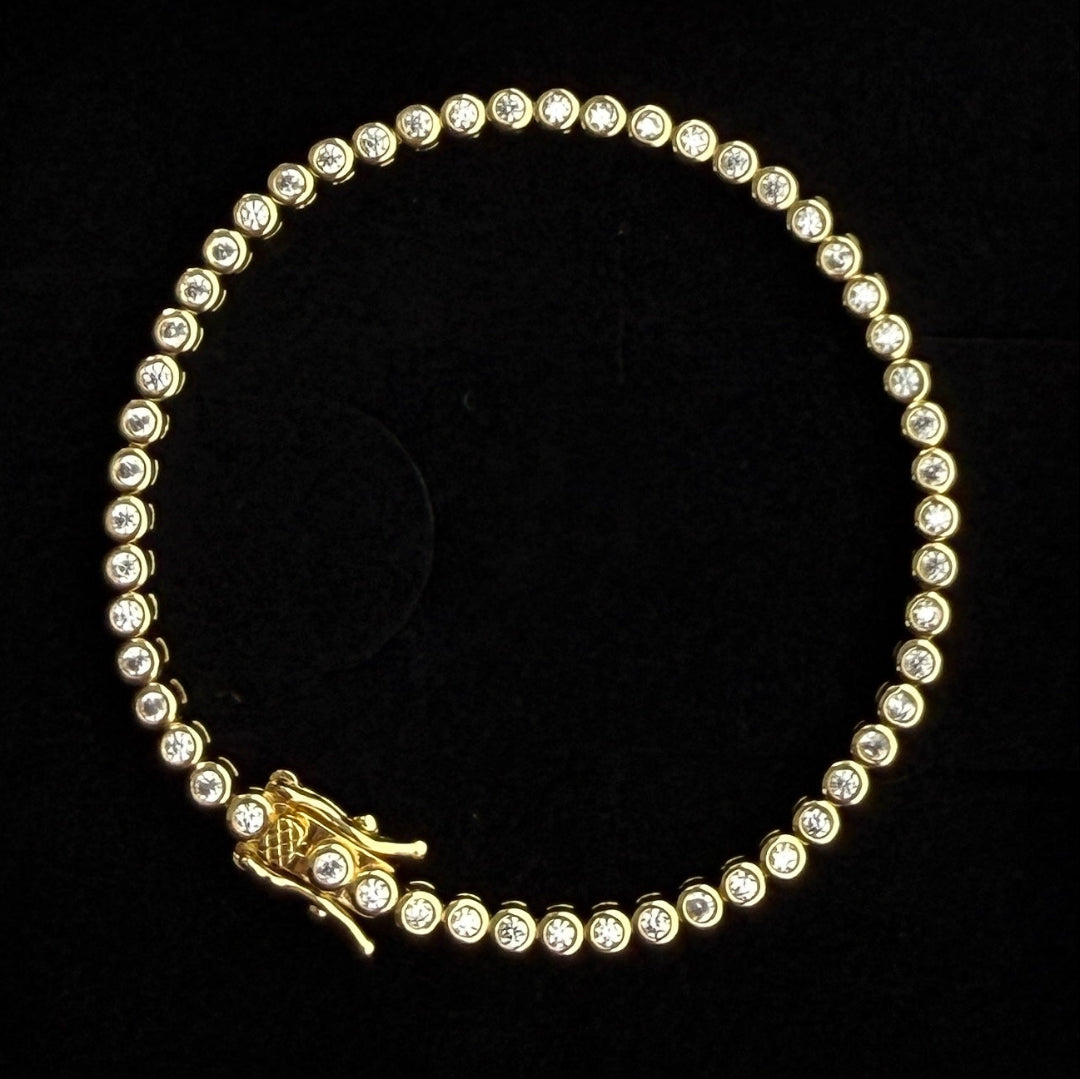 Gold Tennis Bracelet