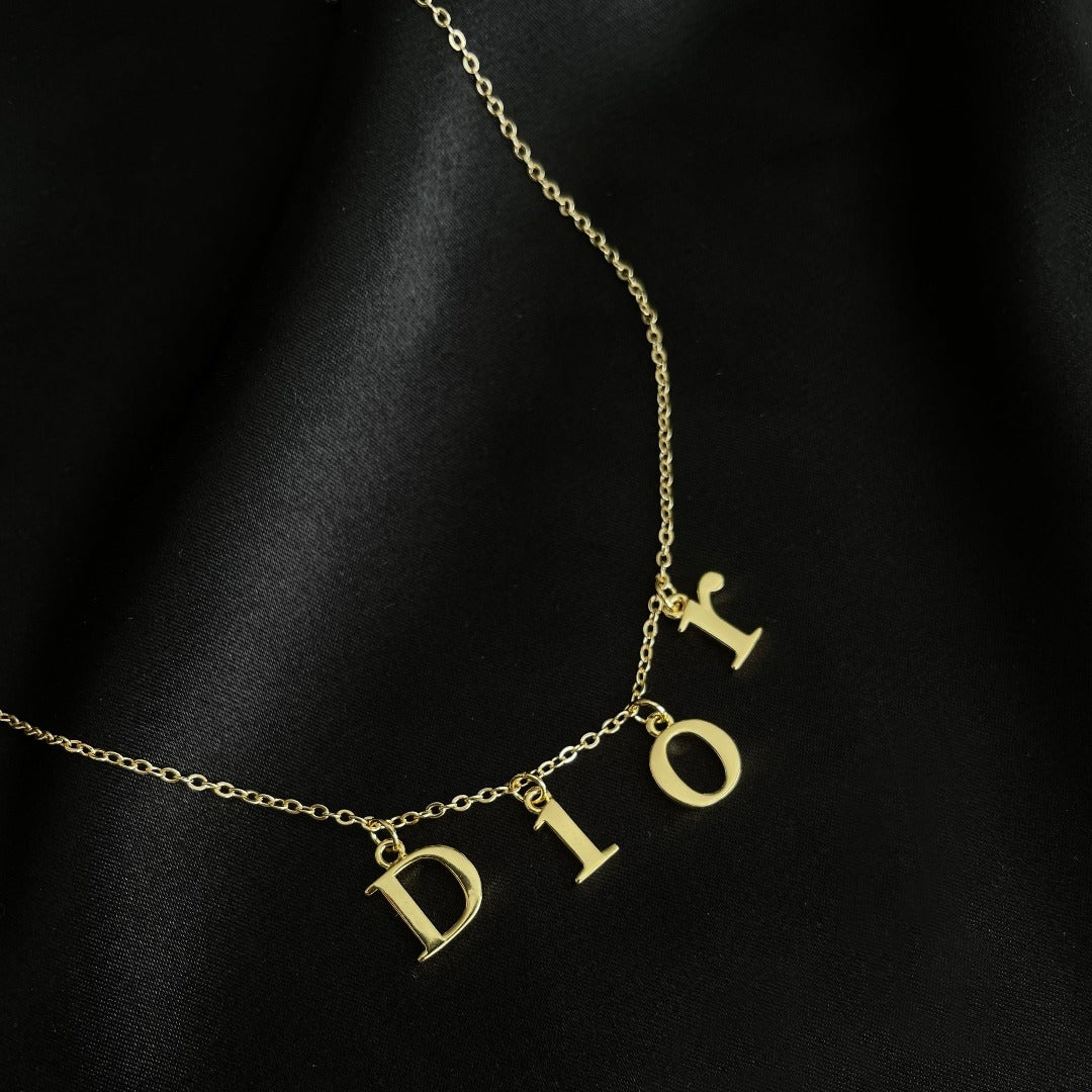 Gold Letter Necklace