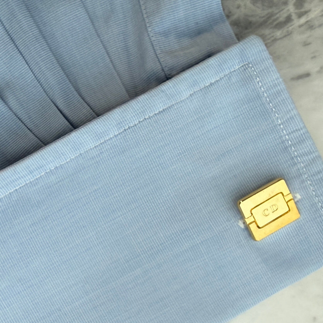 Square Gold Logo Cufflinks
