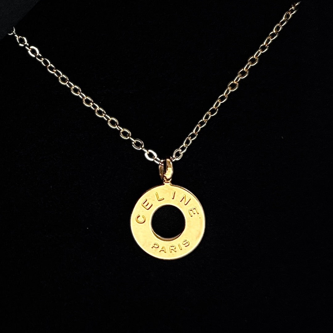 Gold Logo Necklace
