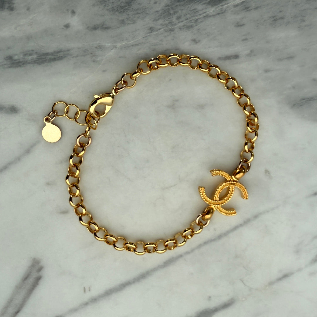 Gold Logo Bracelet