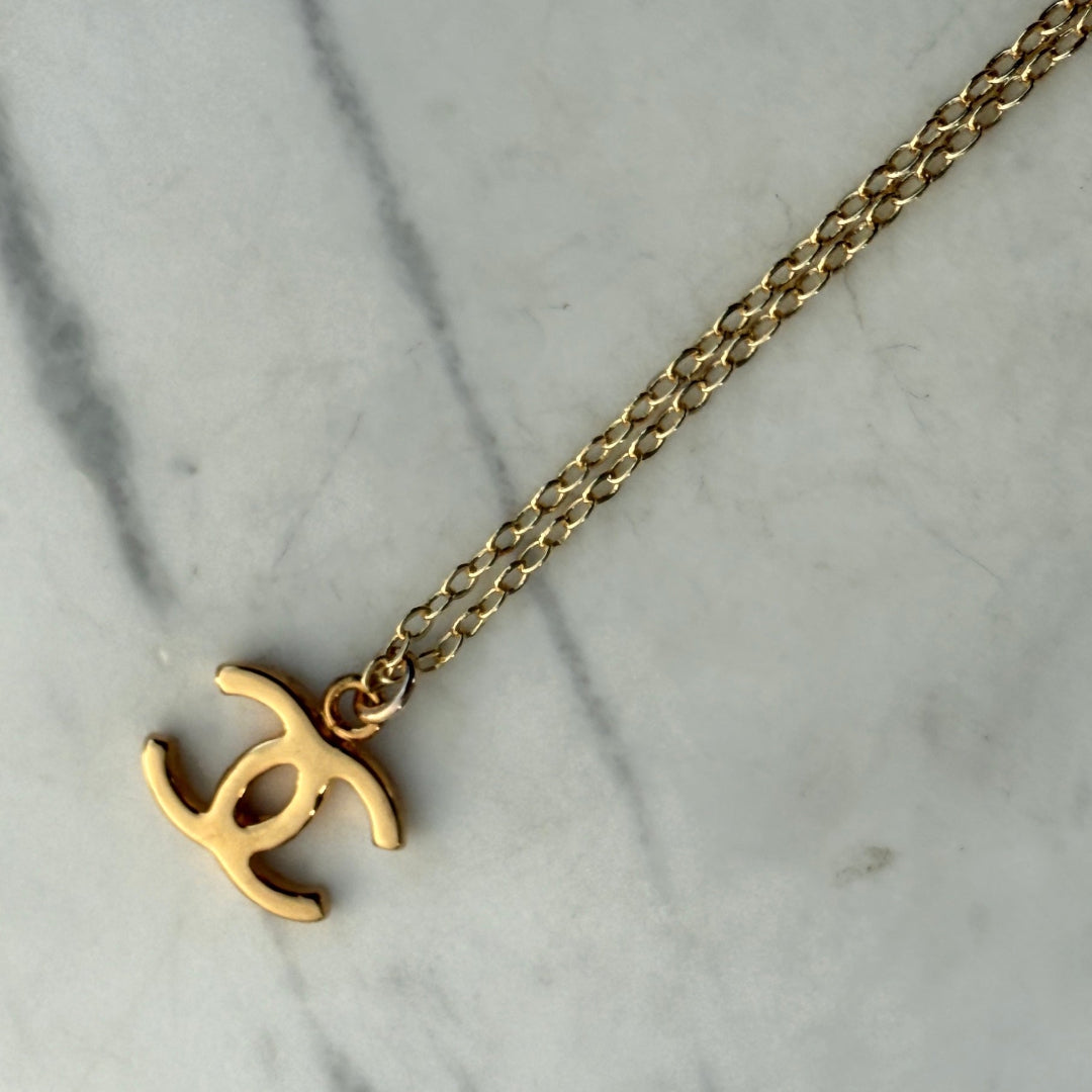 Gold Logo Necklace