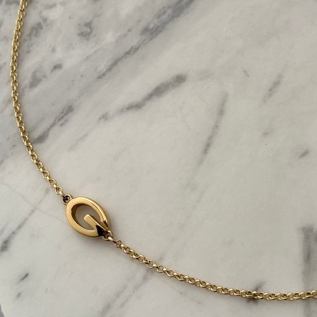 Gold Logo Choker