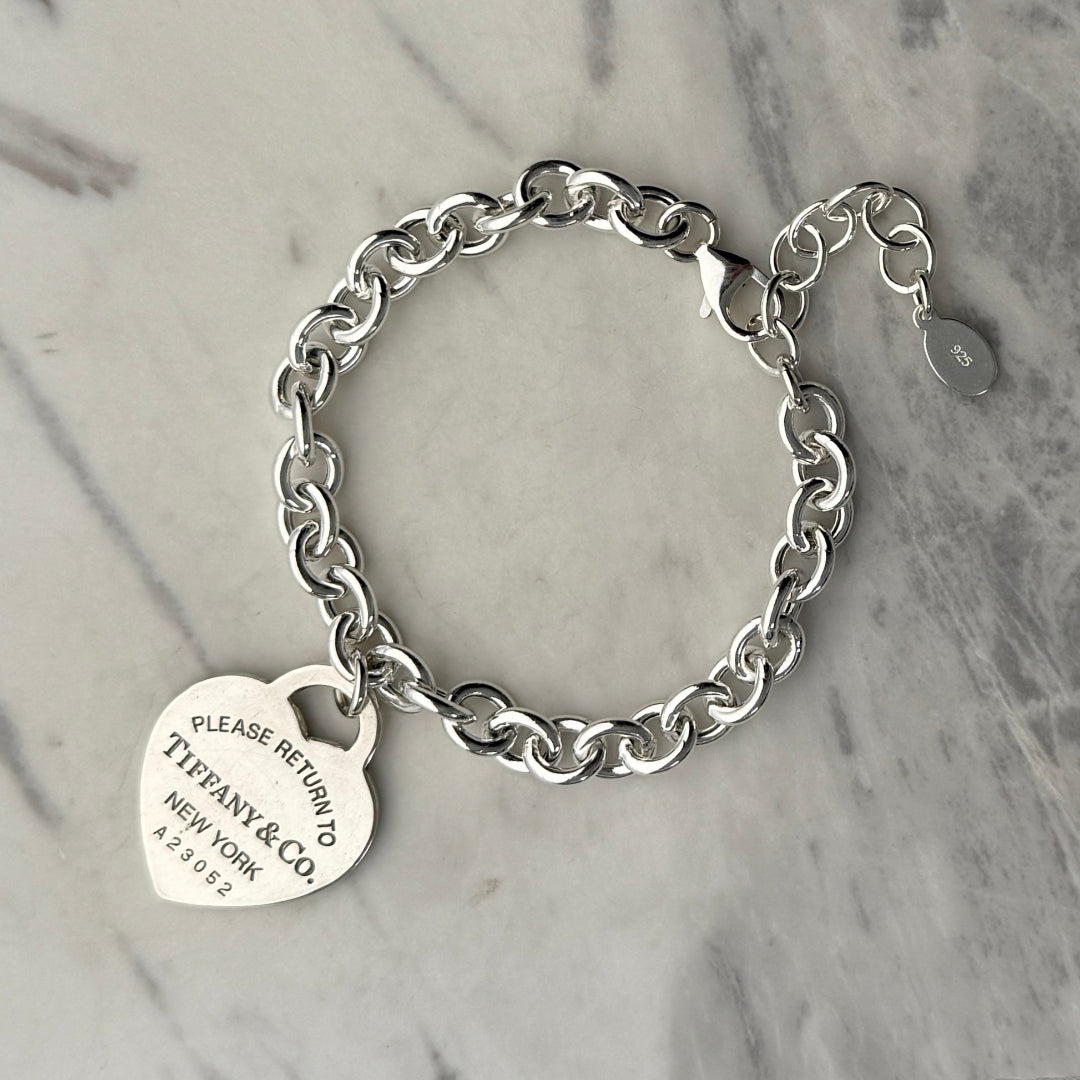 Silver Heart Bracelet
