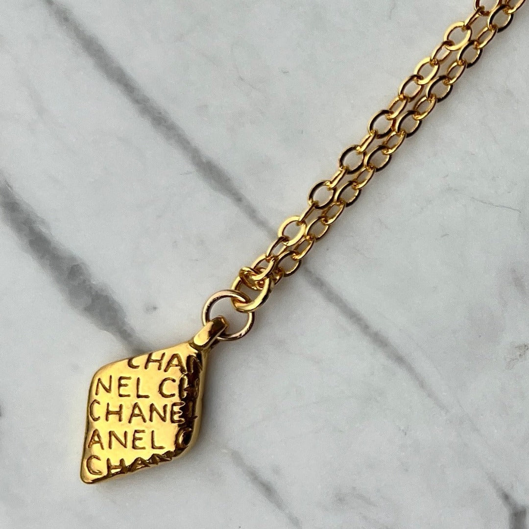 Gold Printed Necklace