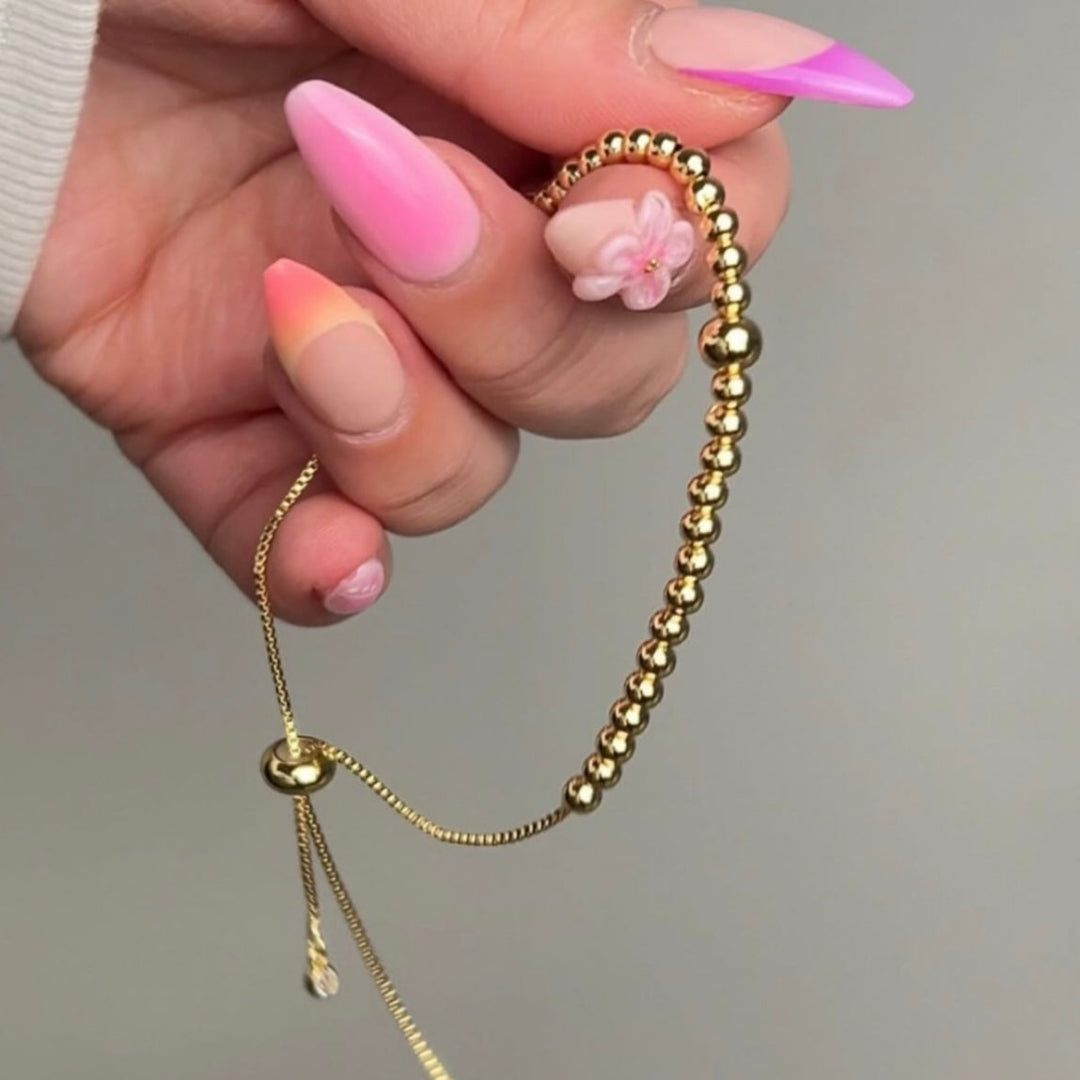 Gold Beaded Bracelet