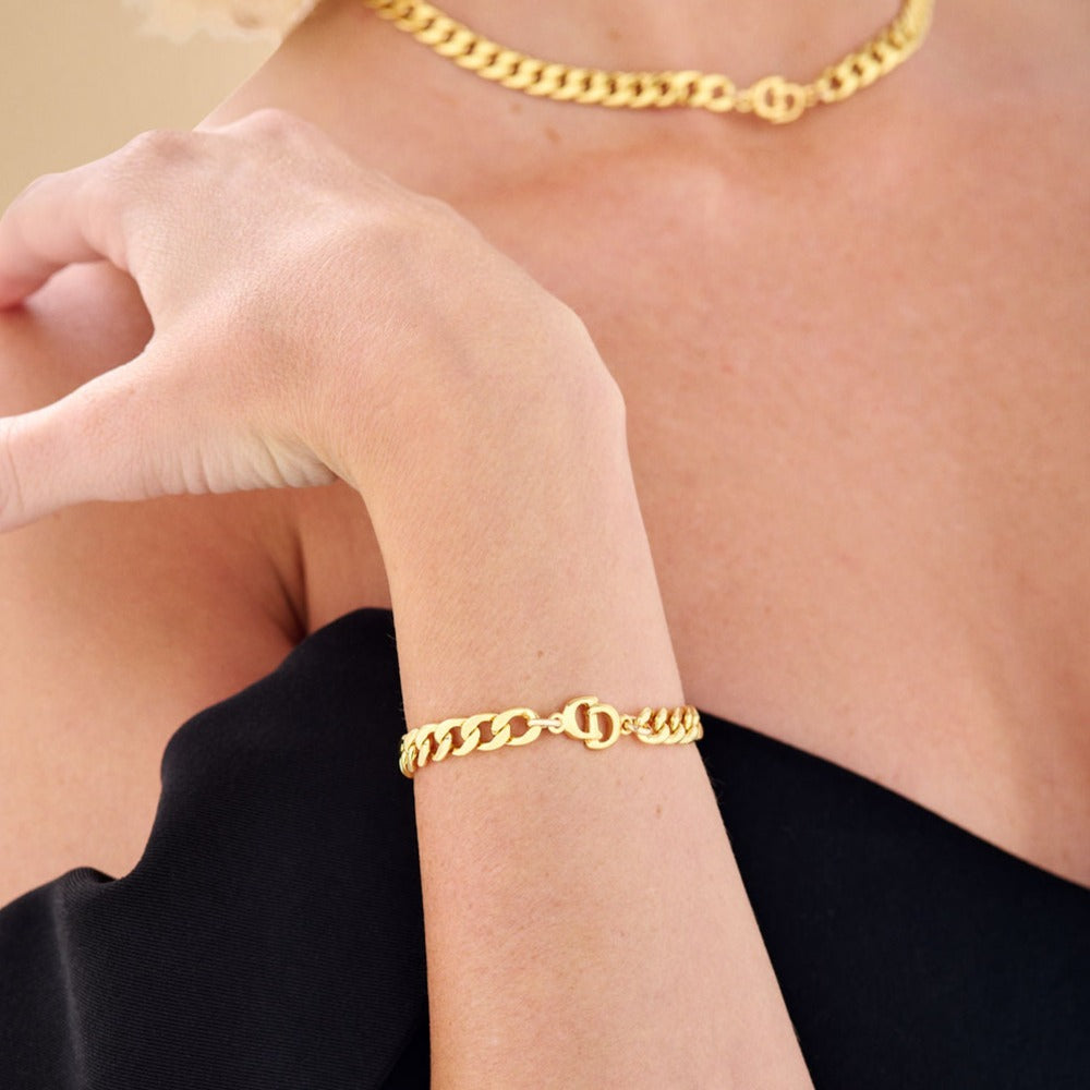 Large Gold Cuban Bracelet