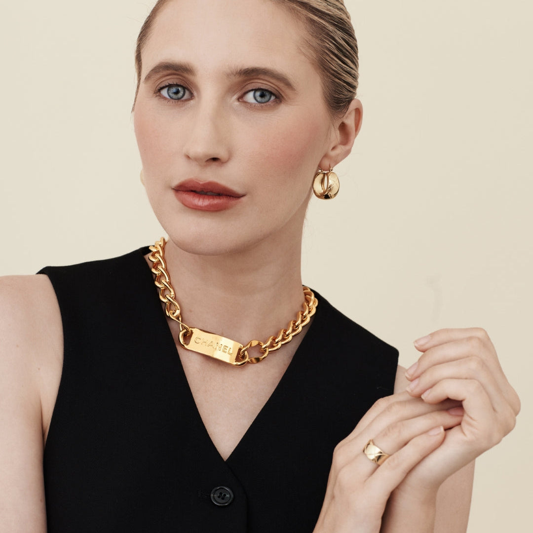 Statement Bar Logo Choker